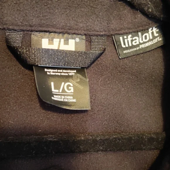 Helly Hansen Black Quilted Vest Liftaloft - Picture 3 of 8